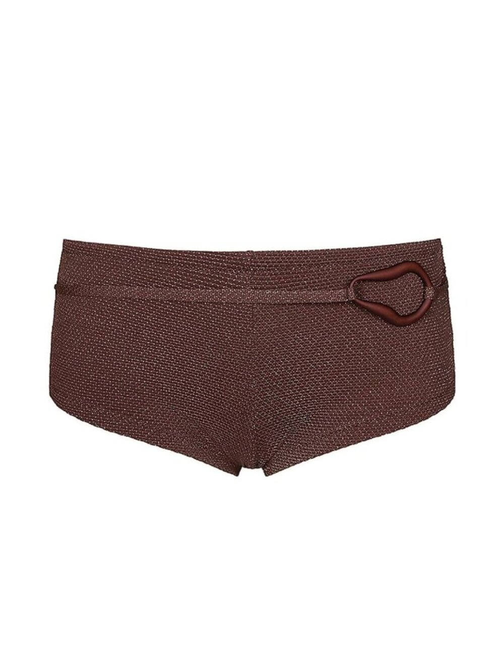 New! Tropic Of C Coffee Lurex Santorini Swim Short Medium 34334
